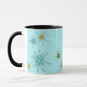 Robin's Oeuf Blue Starbursts Mug