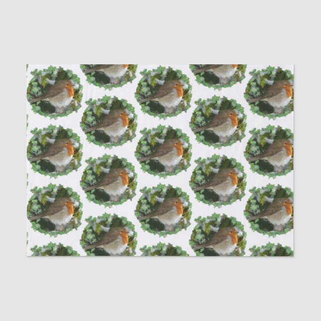 Robins Tissue Paper - 15 gsm (10 lb), White Seidenpapier (Vorderseite)