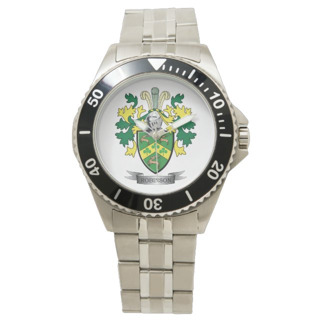 Robinson Coat of Arms Armbanduhr (Vorderseite)