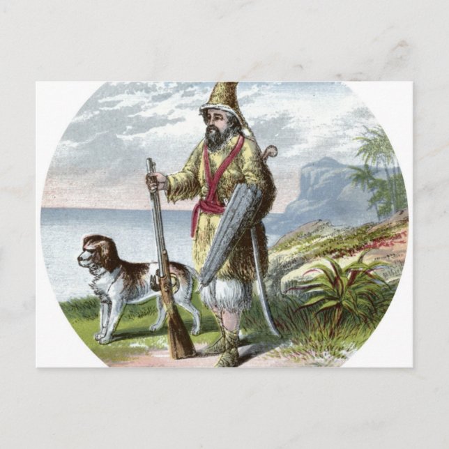 Robinson Crusoe Postkarten (Vorderseite)