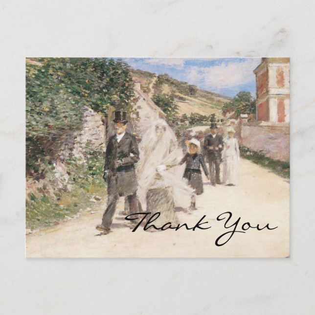 Robinson ist der März der Hochzeit Postkarte (Vorderseite)