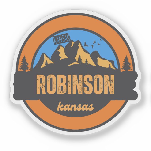 Robinson, Kansas Aufkleber (Vorderseite)