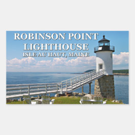 Robinson Point Lighthouse, Maine Stickers