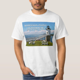 Robinson Point Lighthouse, Maine T - Shirt