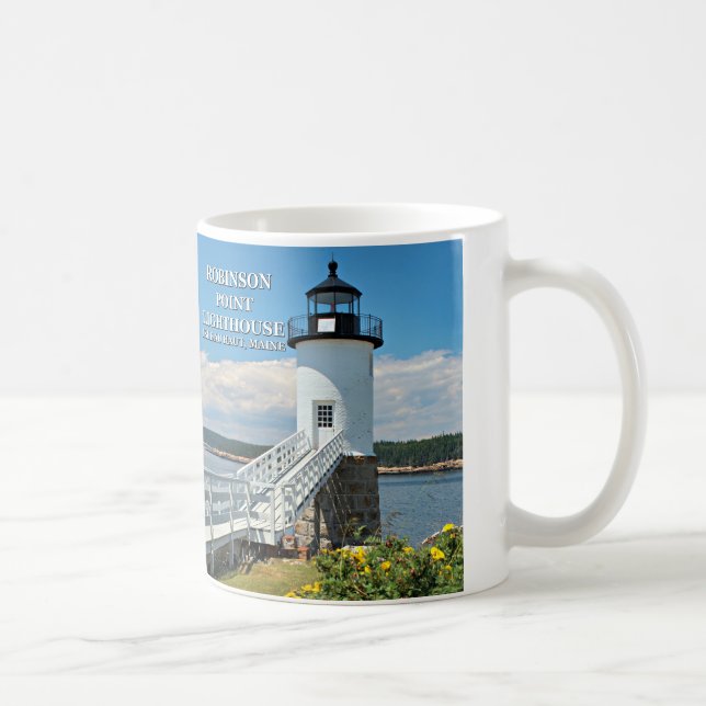 Robinson-Punkt-Leuchtturm, Insel-Au Haut, Kaffeetasse (Rechts)