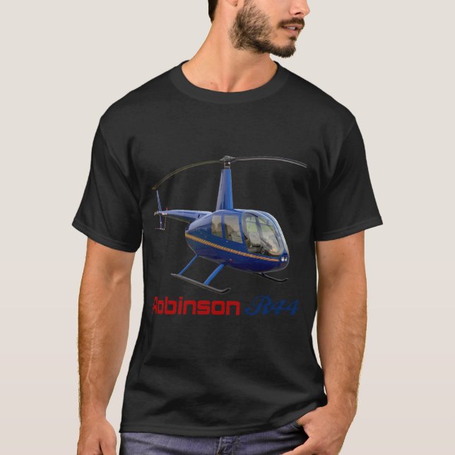 Robinson R44 Hubschrauber R44 Hubschrauber Robinso T-Shirt (Vorderseite)