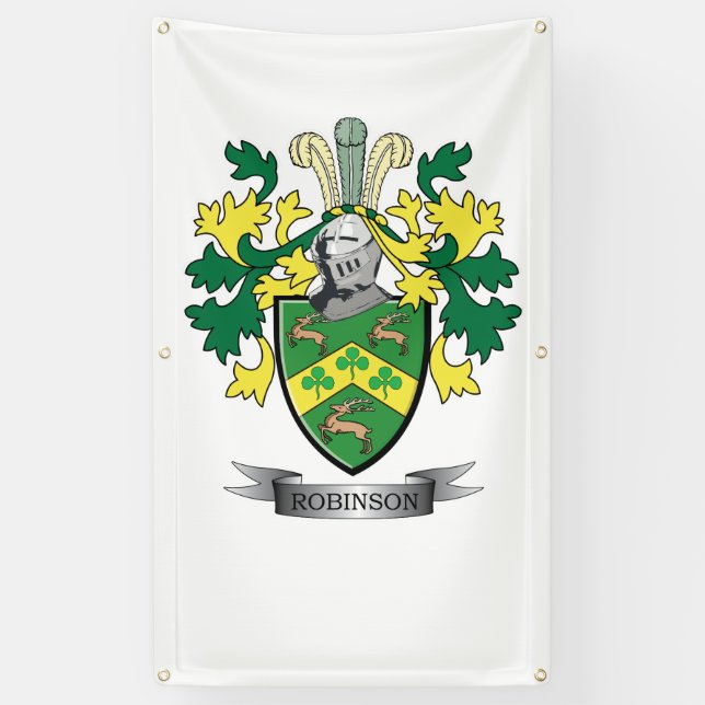 Robinson-Wappen Banner (Vertikal)