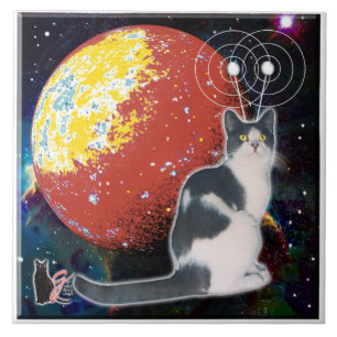 Robo-Cat Hobo Tile Fliese