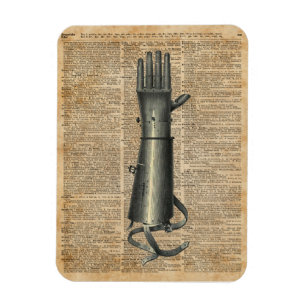 Robo Hand, künstliche Arm-Wörterbuch-Kunst Magnet