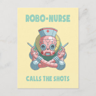 Robo-Nurse Postkarte