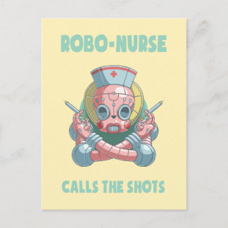 Robo-Nurse Postkarte