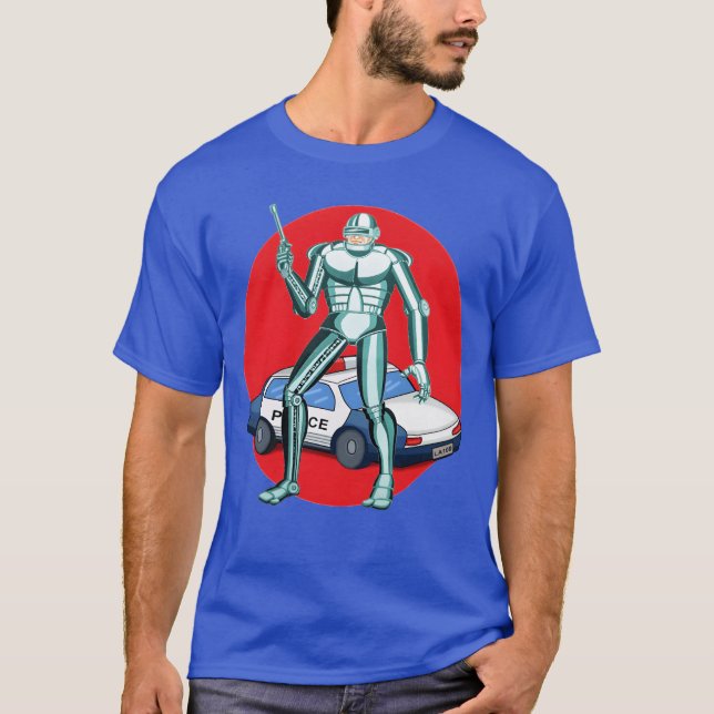 Robocop witzig T-Shirt (Vorderseite)