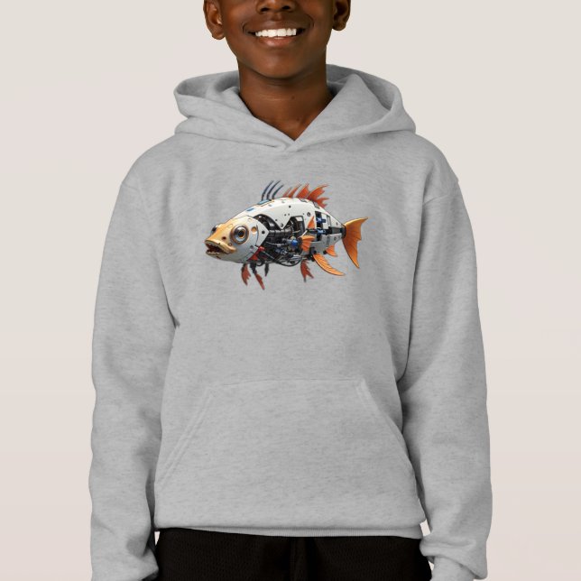 RoboFish Invasion Hoodie (Vorderseite)