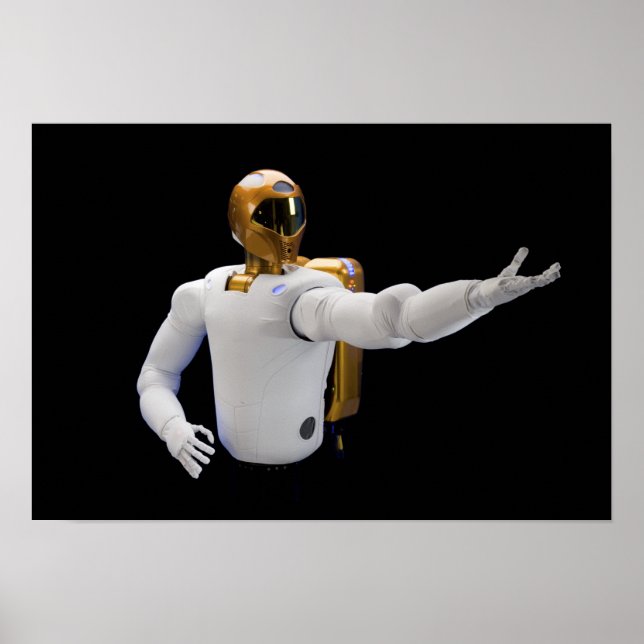 Robonaut 2, ein geschickter, humanoider Astronaute Poster (Vorne)
