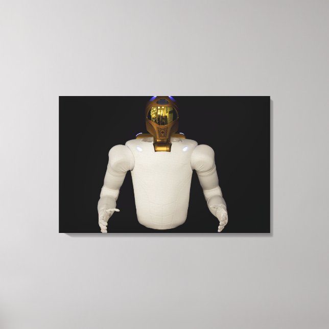 Robonaut 2, ein geschickter humanoider Astronauten Leinwanddruck (Vorderseite)