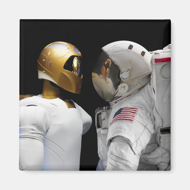 Robonaut 2, ein geschickter humanoider Astronauten Magnet (Vorne)