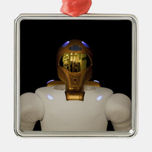 Robonaut 2, ein geschicktes, Humanoidastronaut Hel Silbernes Ornament