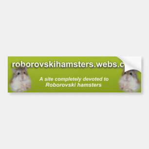 Roborovskihamsters - Autoaufkleber 2