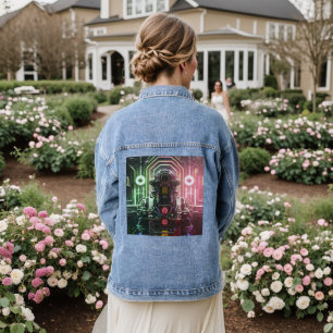 Robot 1 femme veste denim