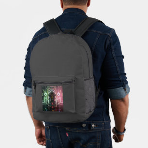 Robot 1-Rucksack Bedruckter Rucksack