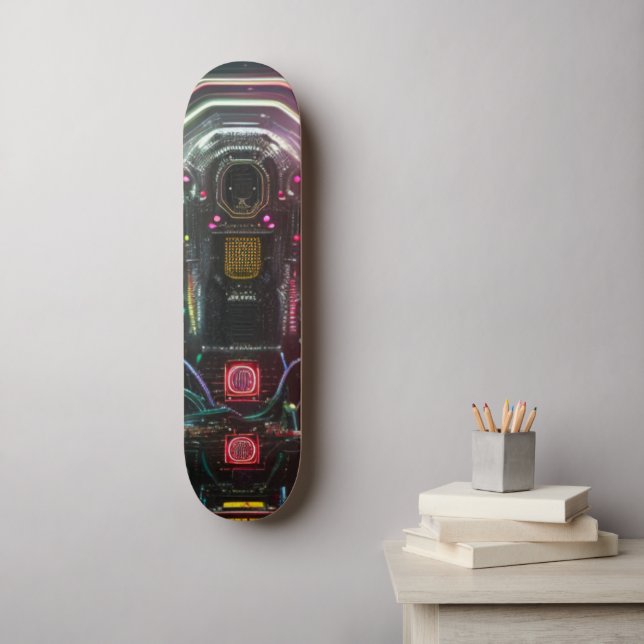 Robot-1-Skateboard Skateboard (Wandkunst)