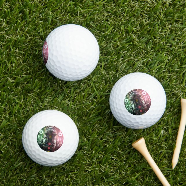 Robot 1 valeur balles de golf 3 pk (Herbe in situ)