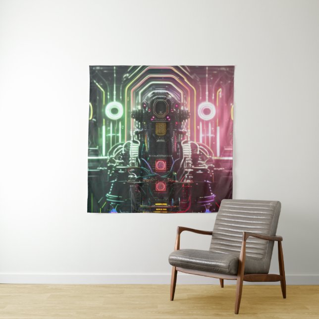 Robot 1 Wandteppich (Beispiel)