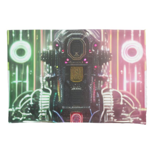 Robot 1 weiße Standard-Kissenschale Kissenbezug (Vorderseite)