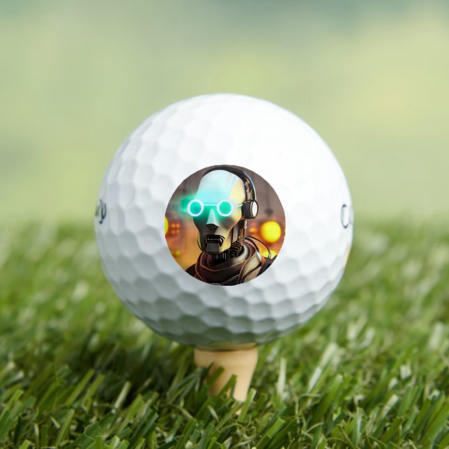 Robot 2 Callaway Warbird Golfbälle 12 pk (Insitu T-Shirt)