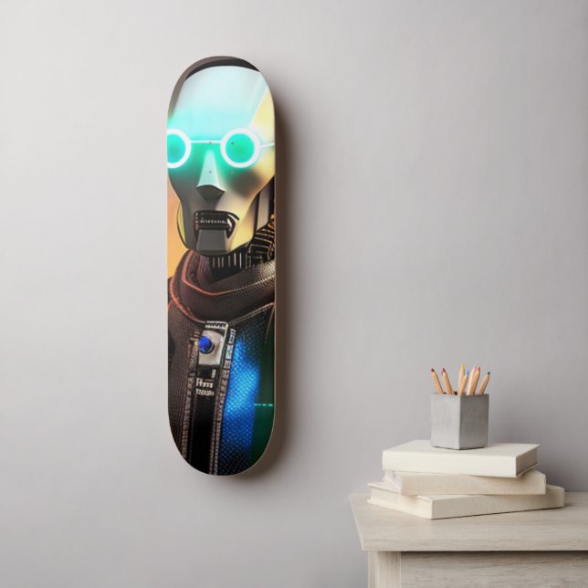 Robot-2-Skateboard Skateboard (Wandkunst)