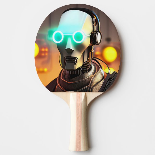 Robot-2-Tischtennispaddel Tischtennis Schläger (Vorderseite)