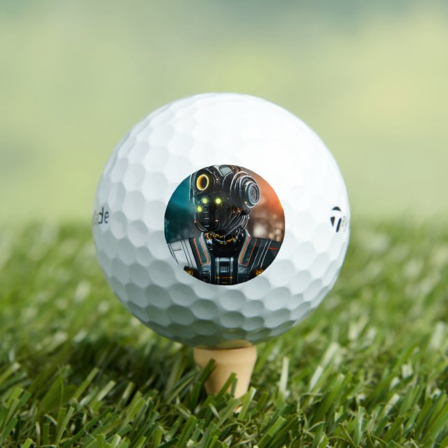 Robot 3 Taylor Made TP5 Golfbälle 12 pk (Insitu T-Shirt)