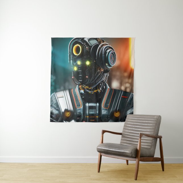 Robot 3 Wandteppich (Beispiel)