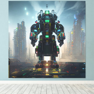 Robot 4 Leinwanddruck