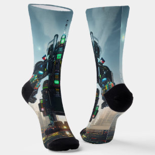 Robot 4 Premium Socken