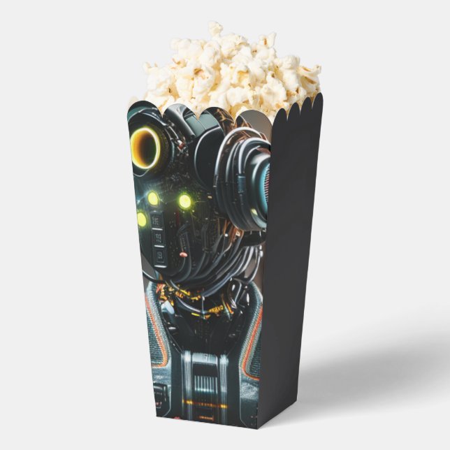 Robot-5-Popcornboxen Geschenkschachtel (Geplatzt)