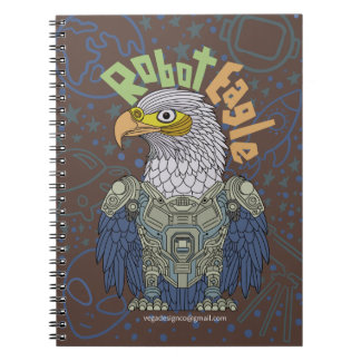 Robot-AdlerNotebook Notizblock