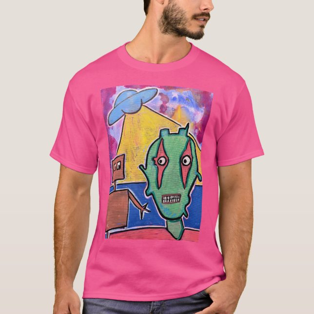 Robot Alien T-Shirt (Vorderseite)