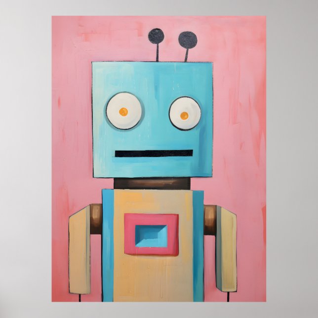 Robot Art Poster (Vorne)