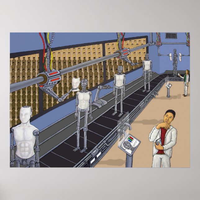 Robot-Assembly Poster (Vorne)