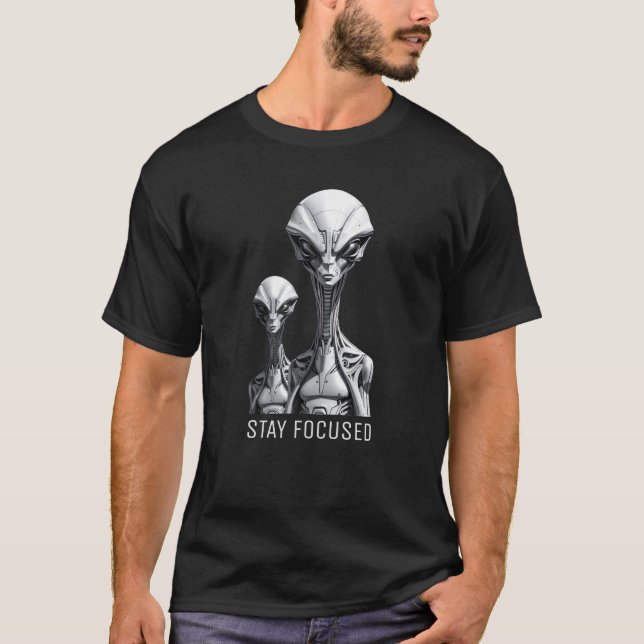 Robot-Außerirdischen T-Shirt (Vorderseite)