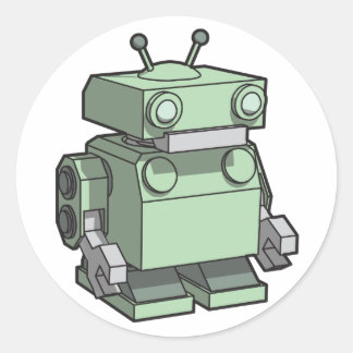 Robot autocollant grand