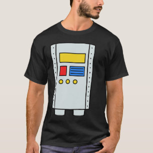 Robot Body Costume Leicht Halloween Niedlicher Rob T-Shirt