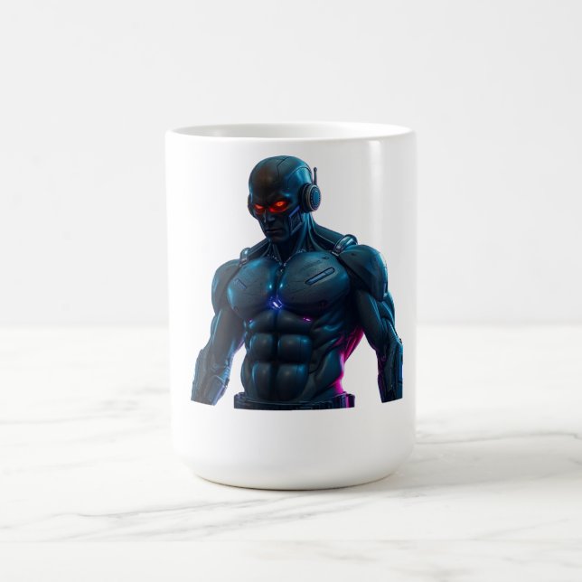 Robot Bodybuilder Kaffeetasse (Mittel)