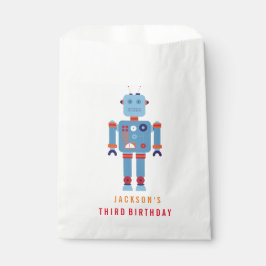 Robot Boy Gastgeschenk Papiertüte Geschenktütchen