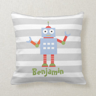 Robot Boys Kinderzimmer Dekoration Personalisierte Kissen