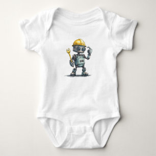 Robot Builder Baby Boy One-Piece Bodysuit Bekleidu Baby Strampler