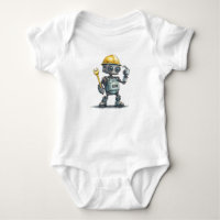 Robot Builder Baby Boy One-Piece Bodysuit Bekleidu