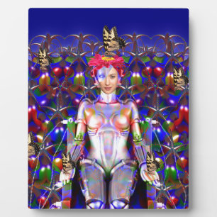 Robot Butterfly Fotoplatte