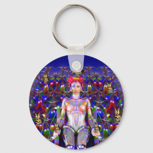 Robot Butterfly Schlüsselanhänger